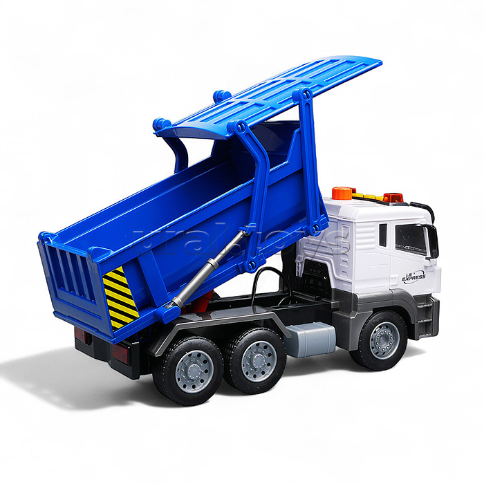 Машина "Самосвал" 1:10 (свет, звук) в коробке