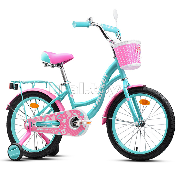 Велосипед 18" Rocket Little Lady, цвет бирюзовый