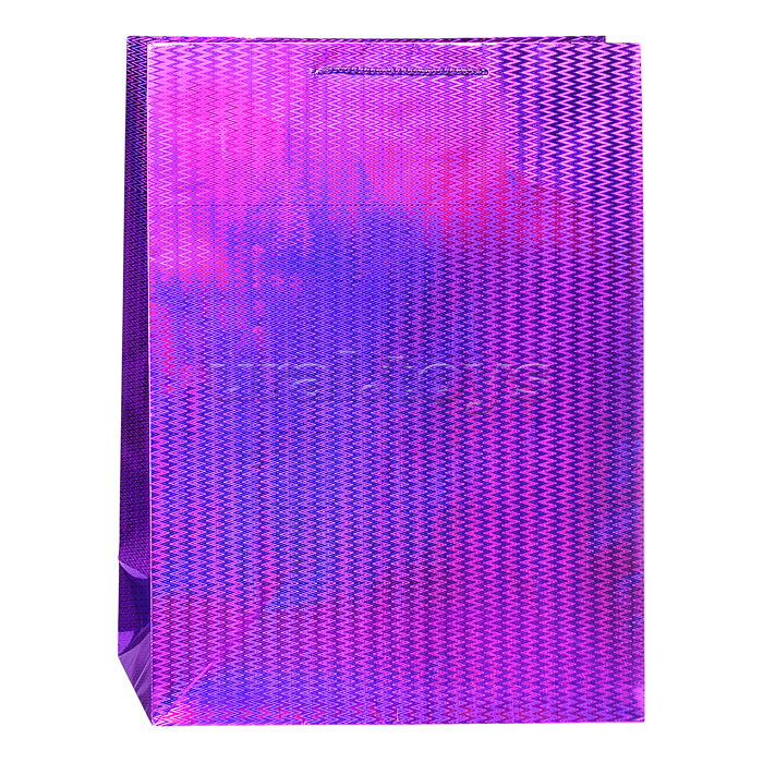 Пакет подарочный голография размер xl, 4 цвета