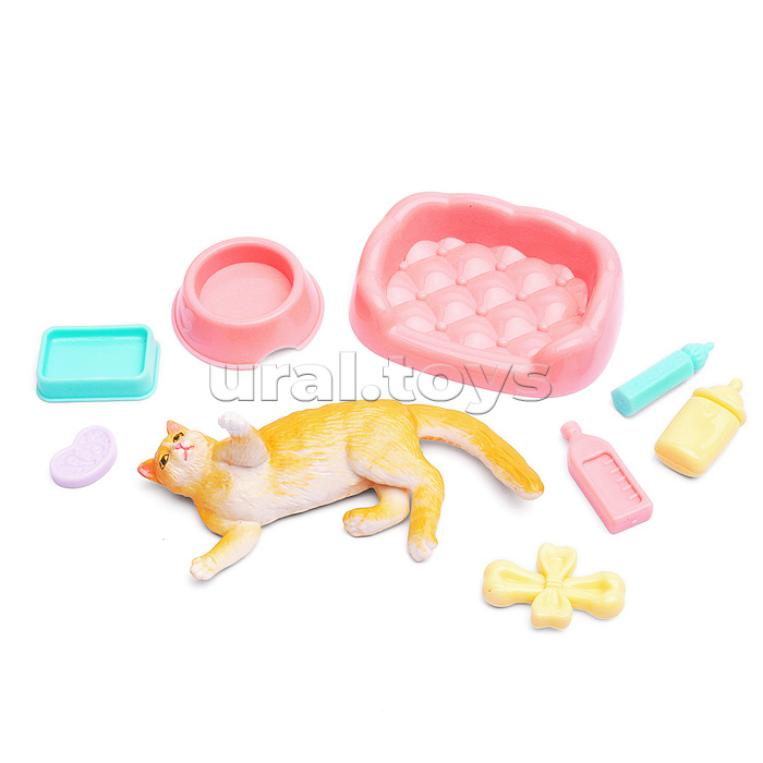 Набор животных  "Кошечка" (в ассортименте) в коробке Набор животных  "Кошечка" (в ассортименте) в коробке