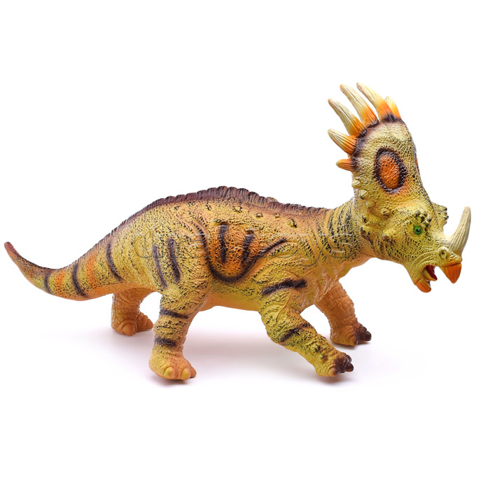 Динозавр "Риноцератопс" на батарейках, в коробке