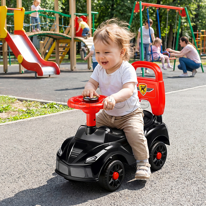 Каталка для детей Rocket R0274 (цвет черный)