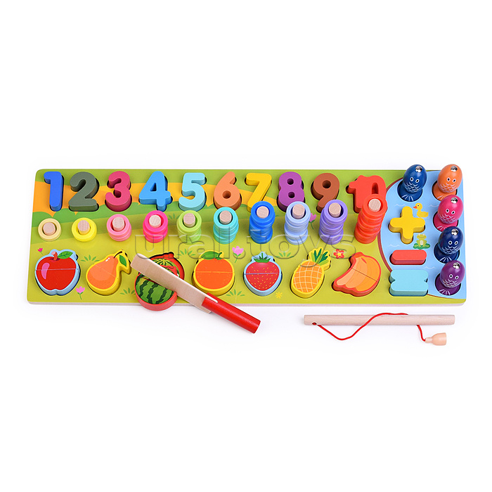 Игра развивающая "Веселая рыбалка - Фруктики"