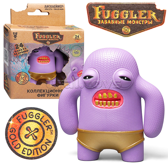 Коллекционная фигурка Тигровый Красавец, 1 шт. в коробке с окном, Fuggler Gold Edition