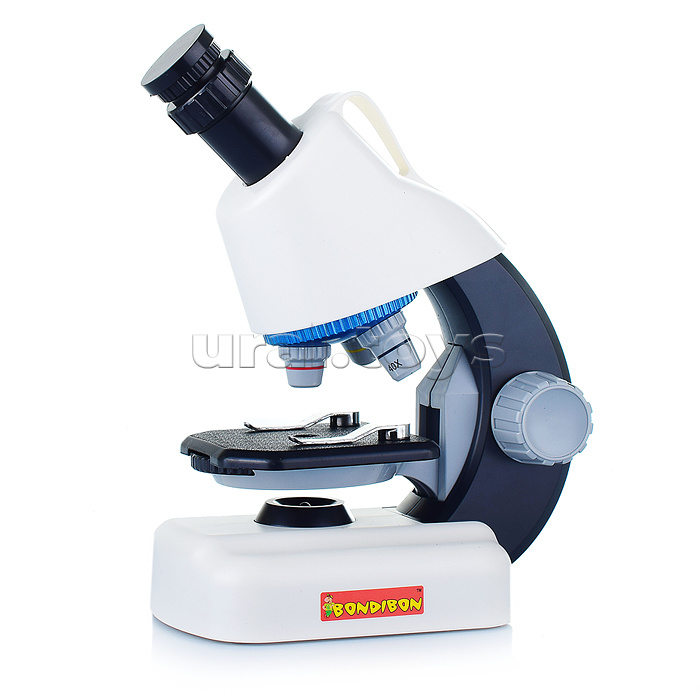 Французские опыты. Науки с Буки "Микроскоп" (увеличение 100X,400X,1200X) с набором аксессуаров