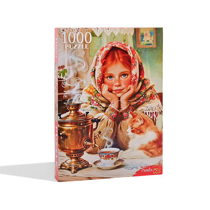 Пазлы 1000 "Девочка в платке"