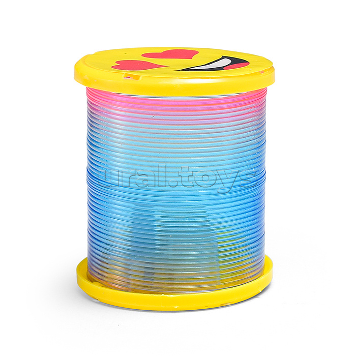 Игрушка-пружинка "Радостный смайлик"