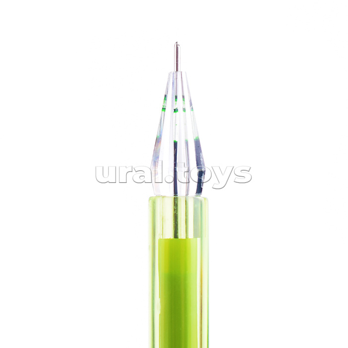 Набор ручек гелевых LEXY, 8 цв., игольчатый пиш.узел 0.5мм, наконечник в форме кристалла,корпус пластиковый цветной,ПВХ-упаковка с европодвесом