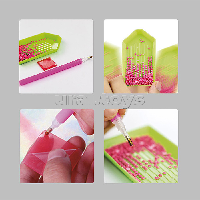 Мозаика алмазная "Такие разные единорожки" в коробке