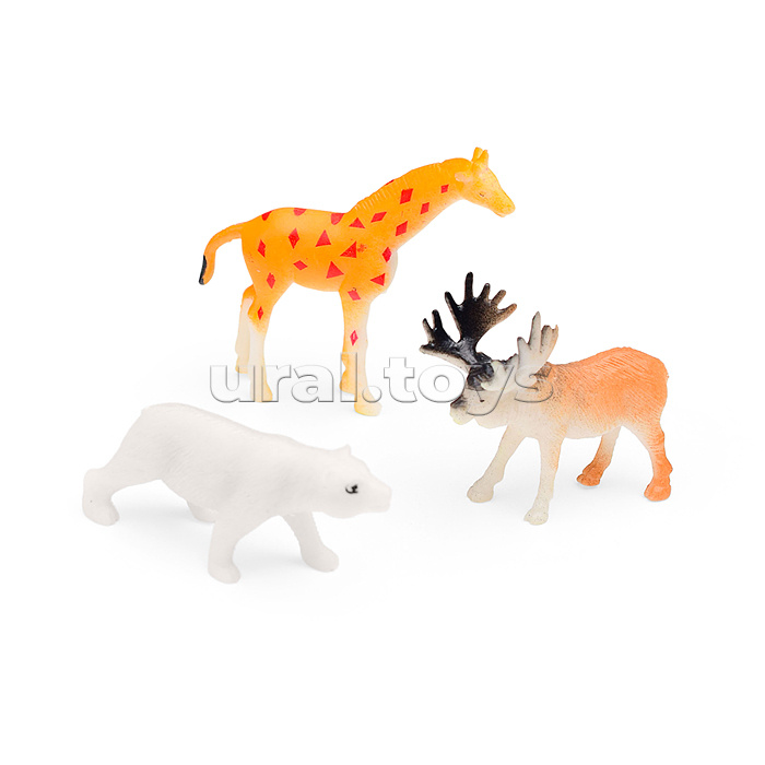 Набор из 10-ти диких животных в пакете "Рассказы о животных"