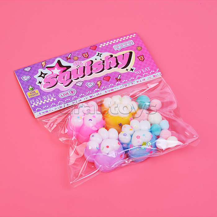 Игрушка-антистресс "Лапка котика"