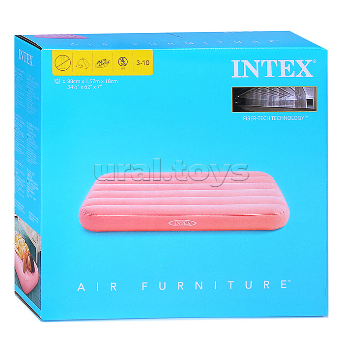 Надувная кровать Kidz с технологией Fiber-Tech, 66803NP INTEX