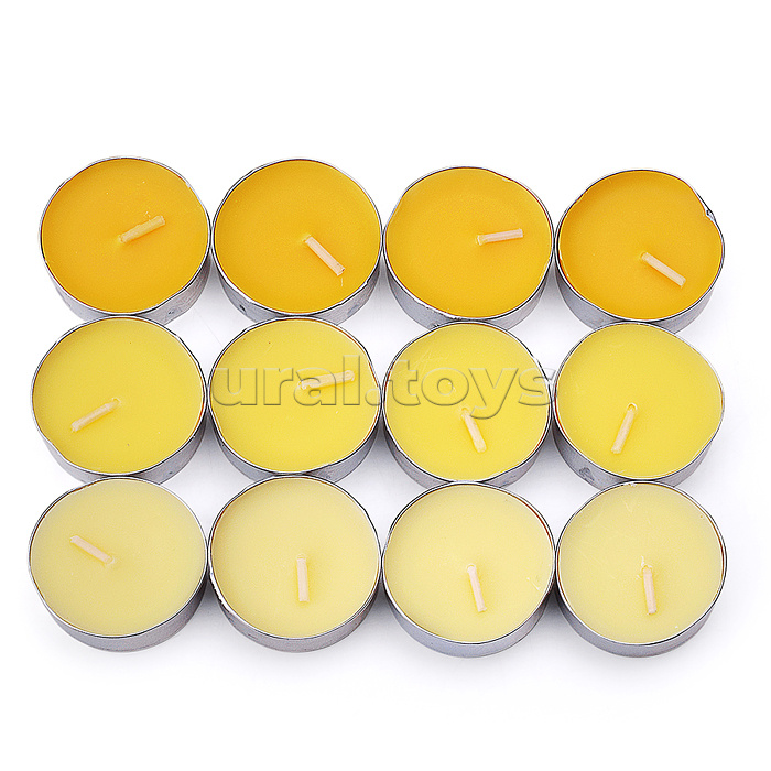 Набор арома свечей (В ассортименте: ваниль/клубника/апельсин/роза/лимон/яблоко/черника/лаванда (12шт.)