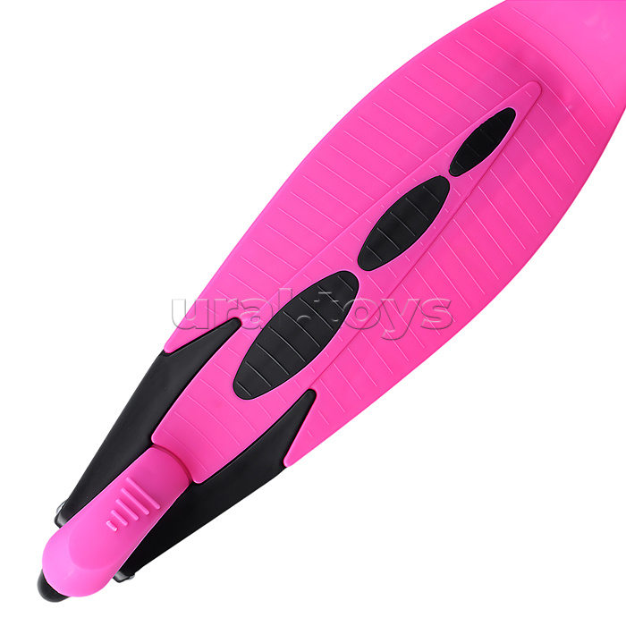 Самокат трёхколёсный ROCKET колёса PU, цвет розовый