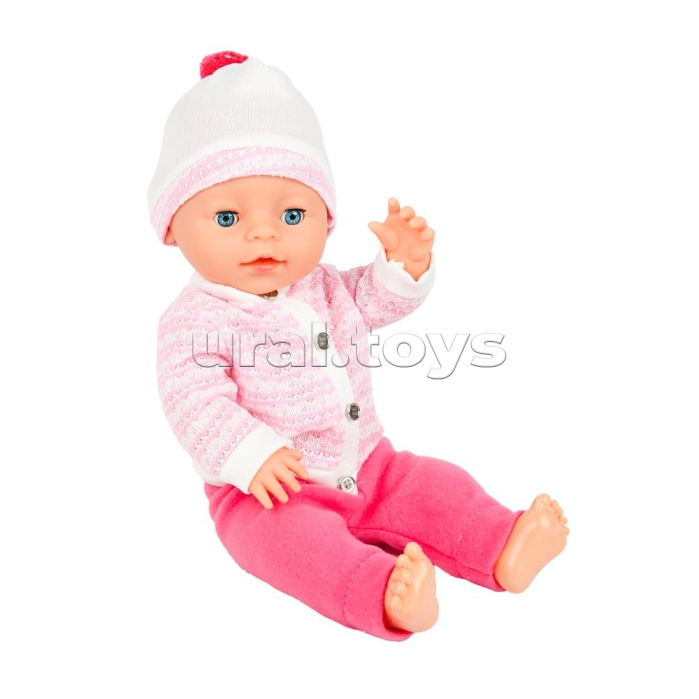 Пупс озвуч Шаинский музыка 40 см, пьет, писает, закр. глазки, 4 акс, 100 фраз