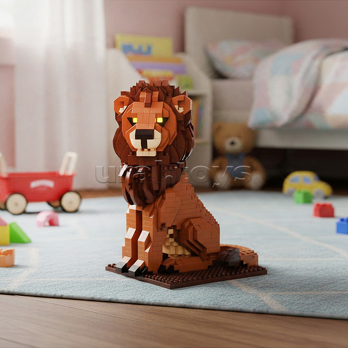 Конструктор "Лев" 3D, в коробке