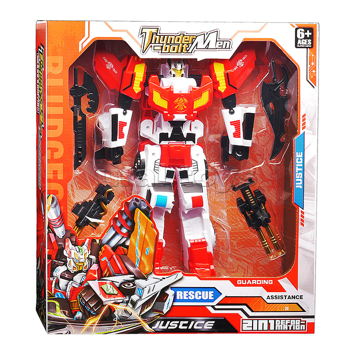 Робот трансформирующийся в служебное авто, в коробке Робот трансформирующийся в служебное авто, в коробке