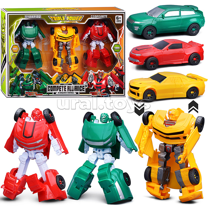 Робот трансформирующийся в автомобиль, в коробке