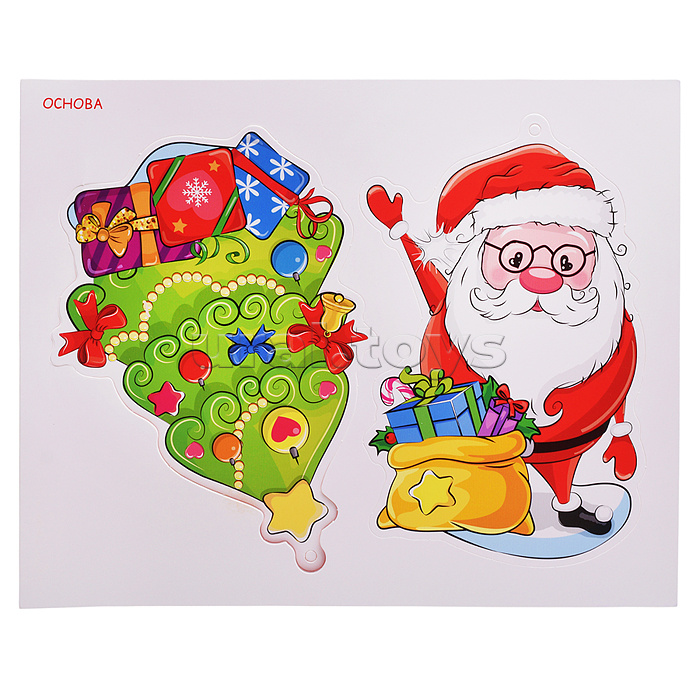 3Д аппликация. Новогодние игрушки своими руками