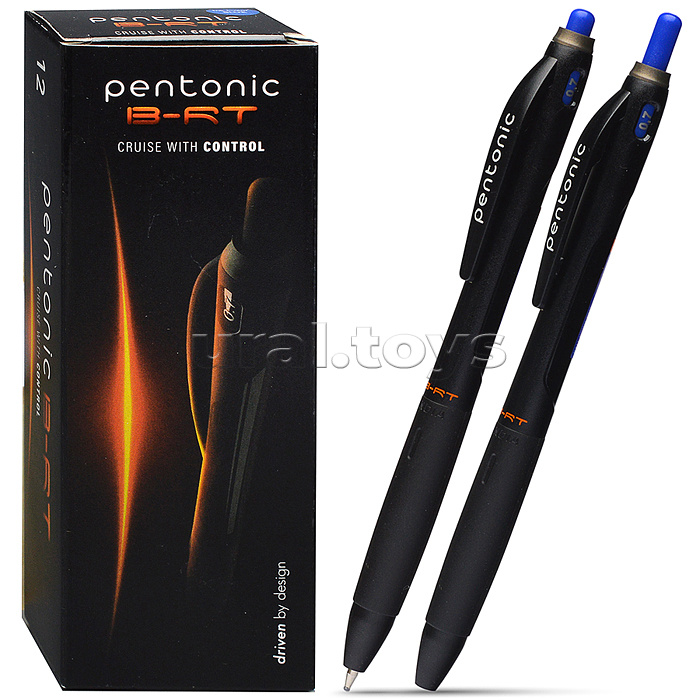 Ручка шариковая автом. Pentonic B-RT синий 1 цв. 0,7 мм кругл. корп. грип игольчатый наконечник Ручка шариковая автом. Pentonic B-RT синий 1 цв. 0,7 мм кругл. корп. грип игольчатый наконечник