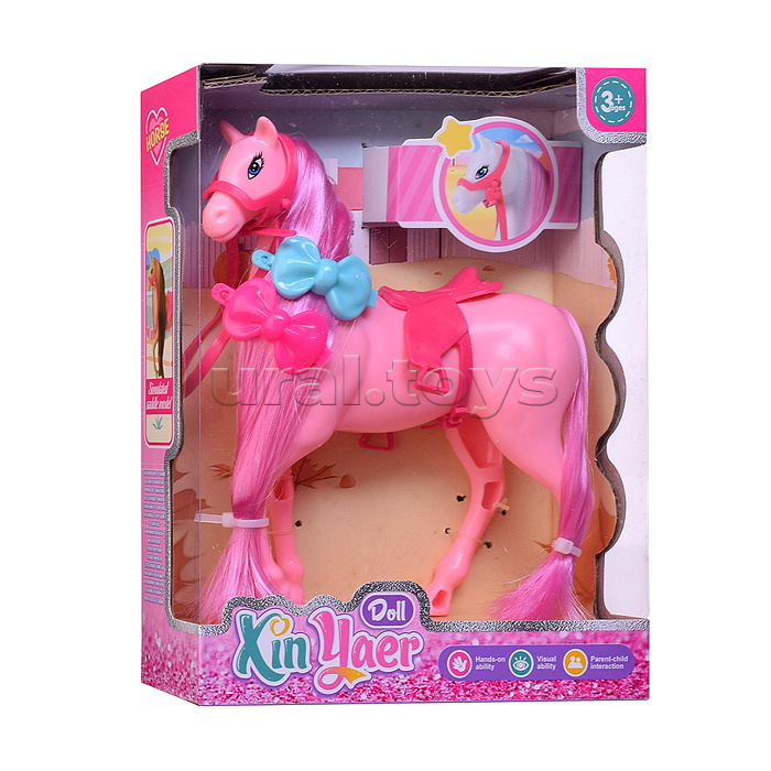 Лошадка "Розочка" в коробке