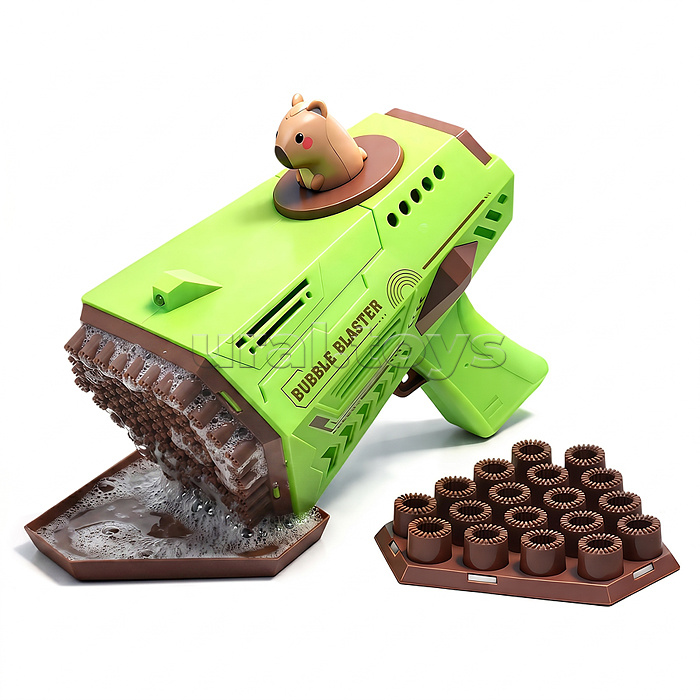 Бластер для мыльных пузырей 1199-21A "Пушка капибары" в коробке