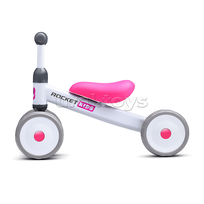 Беговел трехколесный Rocket 134-WT, колеса EVA, цвет белый