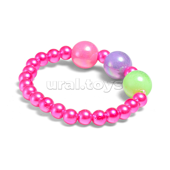 Набор украшений (браслет, кольцо и клипсы) в пакете