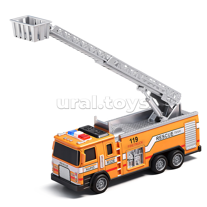 Набор машин "Пожарный транспорт" (инерционные) в коробке