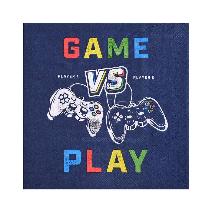 Набор посуды одноразовой "Игра" салфетки (20 шт)