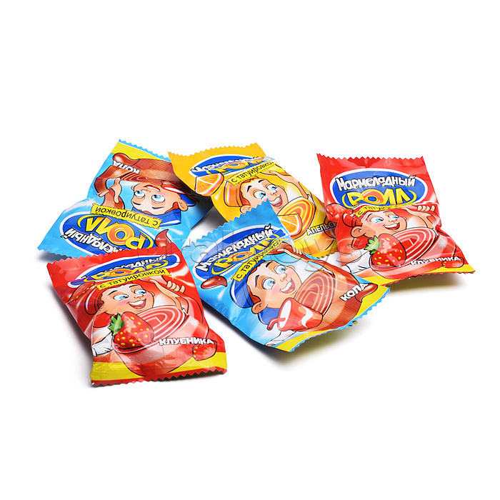 Мармелад "Мармеладный ролл" с татуировкой 12гр*36шт