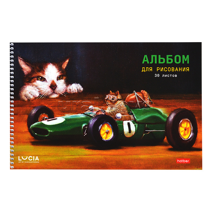 Альбом для рисования 30л "Узнай себя!" (Lucia Heffernan)