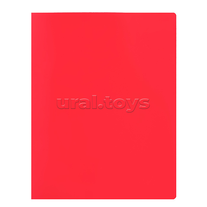 Папка-скоросшиватель пружинный A4 500 мкм 15 мм. песок, красный