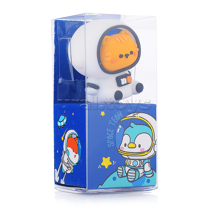 Точилка для карандашей "Space Team" 32x37x28 мм, 1 отверстие, пластиковая с покрытием Soft