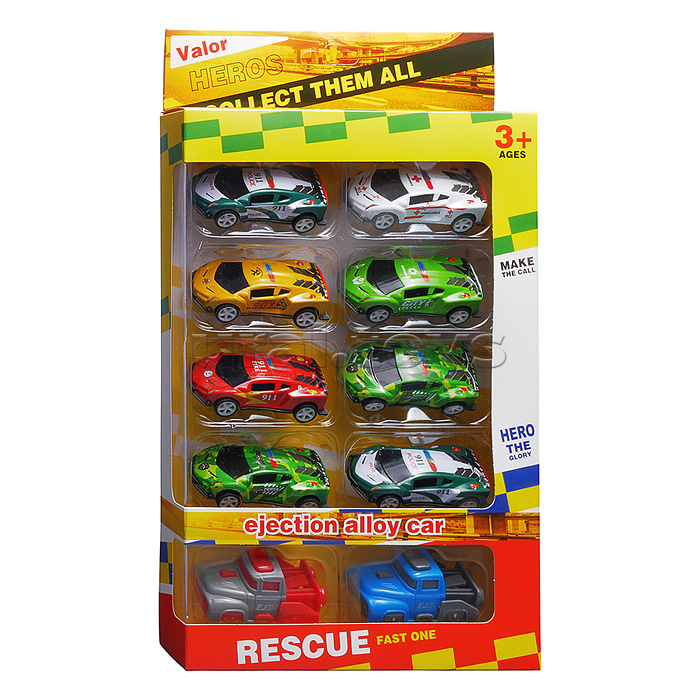 Набор машин "Дорога к приключениям" в коробке