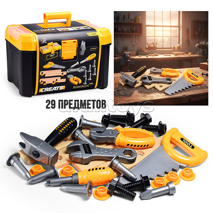 Набор инструментов "Местер" в коробке