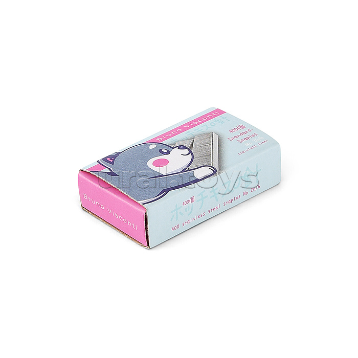 Степлер канцелярский со скобами 24/6-26/6 "Kawaii" 400 скоб