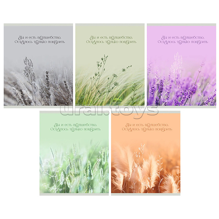 Тетрадь 48л. клетка "Ты - волшебство" А5 скрепка