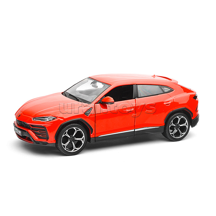 Машинка die-cast Lamborghini Urus, 1:25, красная, открывающиеся двери. Машинка die-cast Lamborghini Urus, 1:25, красная, открывающиеся двери.