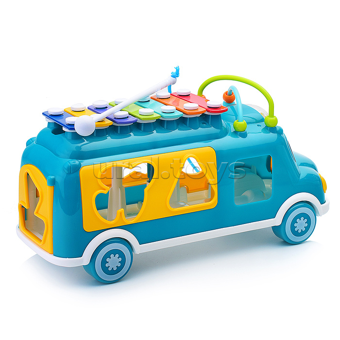 Сортер-металлофон "Музыкальный автобус" в коробке