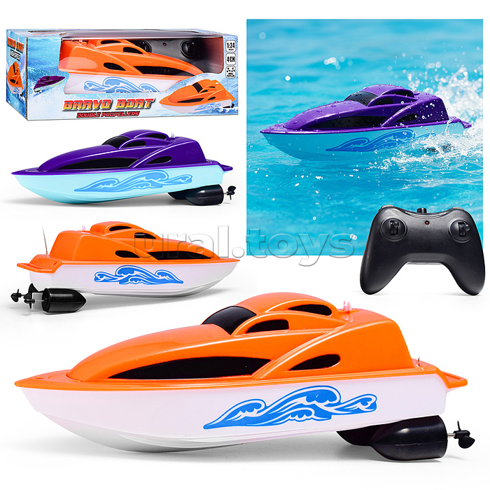 Лодка "Ветер" р/у, 27MHz в коробке