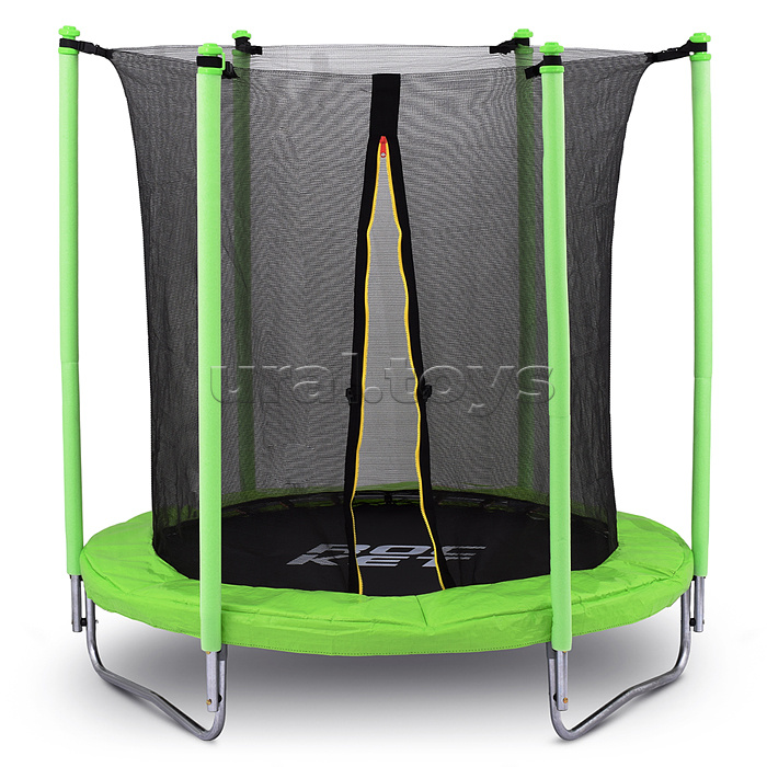Батут ROCKET, d=150, внутренняя сетка высотой 118 см., общая высота 156 см.