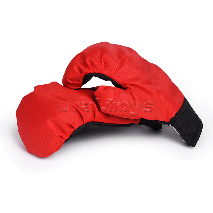 Набор детский игровой (перчатки, груша 60 см.) Оксфорд (черно-красный)