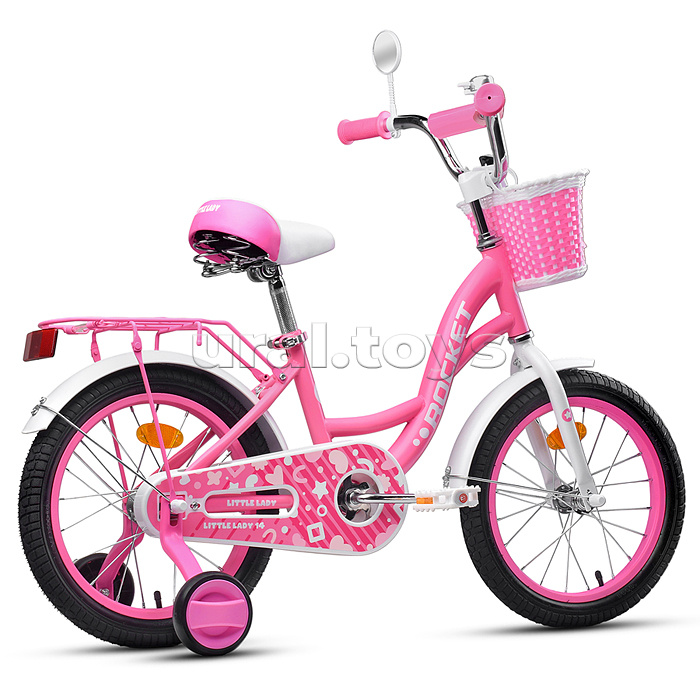 Велосипед 14" Rocket Little Lady, цвет розовый