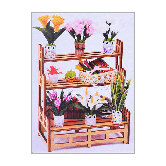 Конструктор "Цветочный дом 3D" в коробке