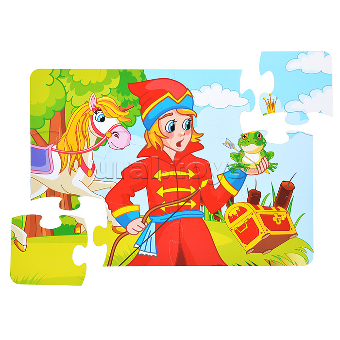 Игра настольная. Поле+пазл "Царевна-лягушка" Игра настольная. Поле+пазл "Царевна-лягушка"