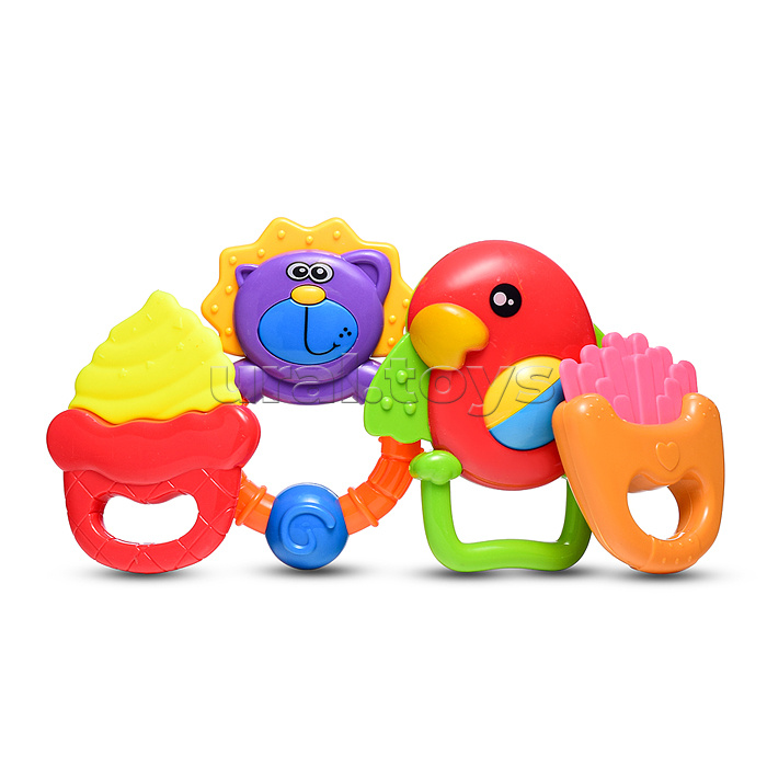 Набор погремушек "Друзья" в пакете Набор погремушек "Друзья" в пакете