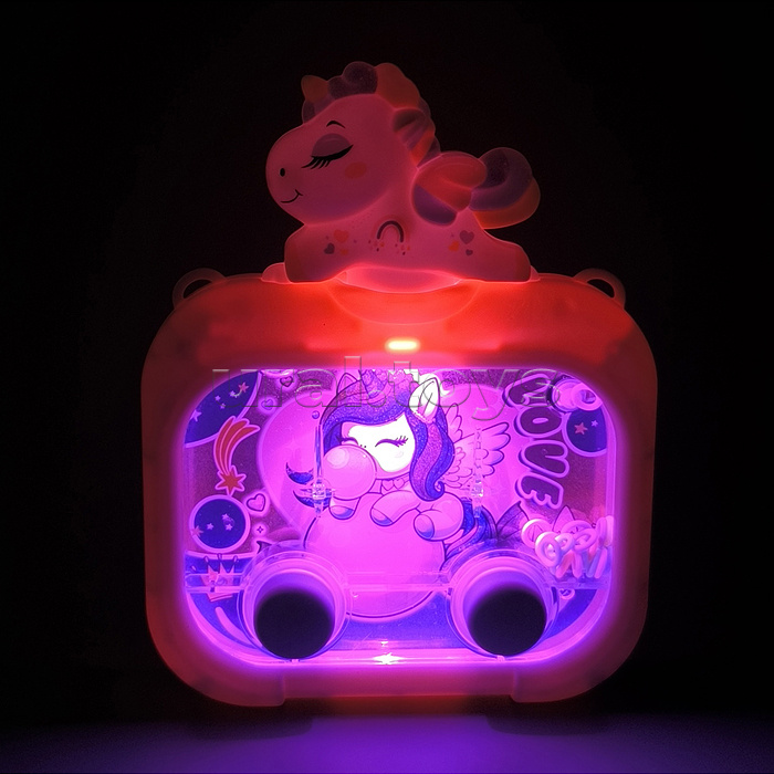 Водная игра "Яркий единорог" в коробке