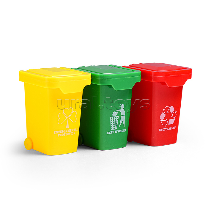 Машина "Мусоровоз" с контейнерами, р/у, 27 MHz, в коробке