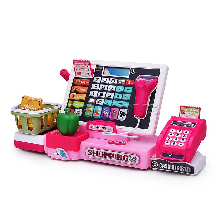 Игровой набор "Касса. Магазин дома" с аксессуарами, в коробке